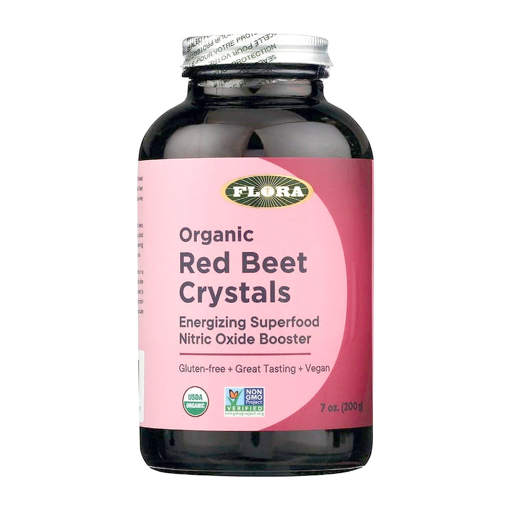 Flora Organic Red Beet Crystal Energizing Superfood, 7 Oz